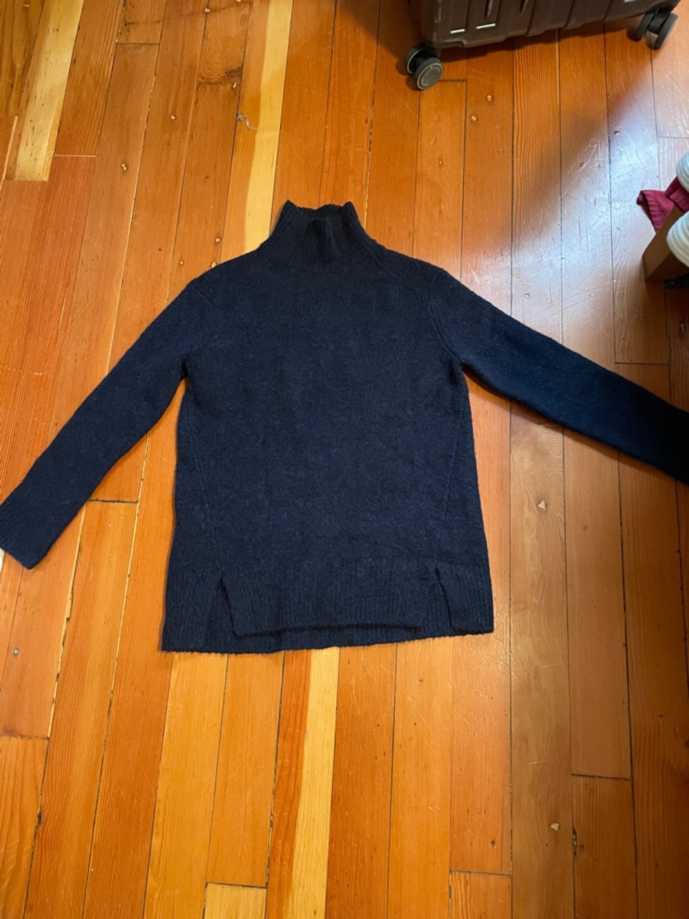 Women’s Vince Black Mock Neck Sweater - Classic Knit